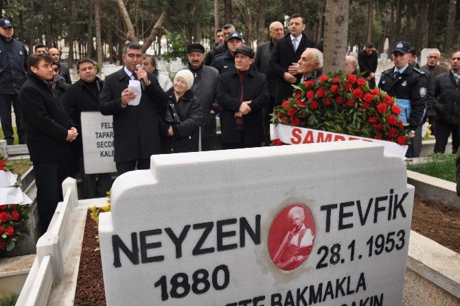 Ünlü Şair Neyzen Tevfik Mezarı Başında Anıldı