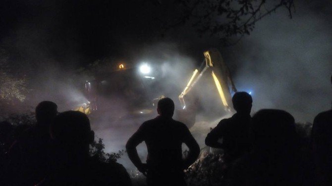 Sakarya’da Samanlık Yangını