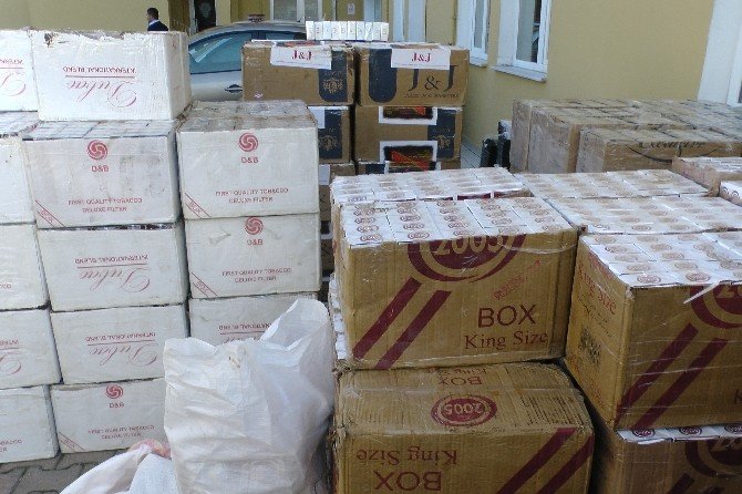 Sakarya’da 84 Bin Paket Kaçak Sigara Ele Geçirildi