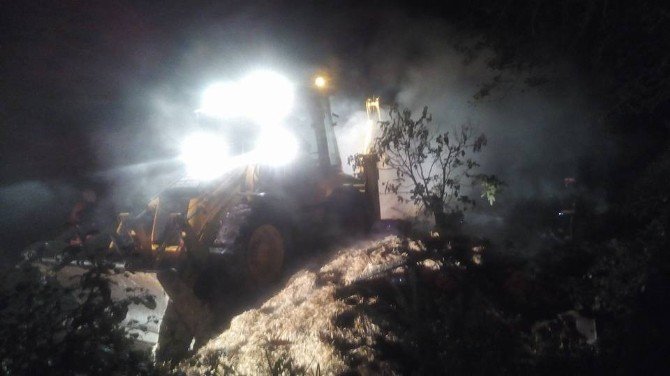 Sakarya’da Samanlık Yangını