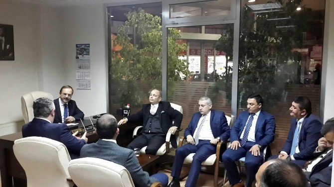 Samkon Ve Sadef, Başkan Şahin’i Ziyaret Etti