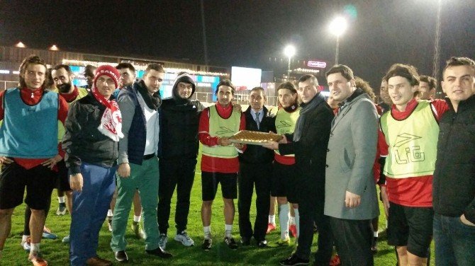 Samulaş Güvenlik Personelinden Samsunspor’a Destek Ziyareti