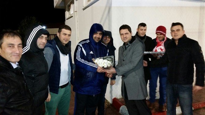 Samulaş Güvenlik Personelinden Samsunspor’a Destek Ziyareti