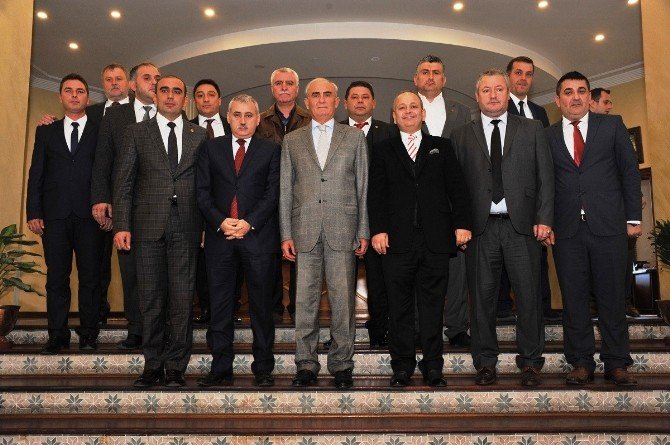 Samkon Ve Sadef’ten Başkan Yılmaz’a Ziyaret
