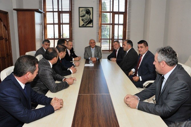 Samkon Ve Sadef’ten Başkan Yılmaz’a Ziyaret