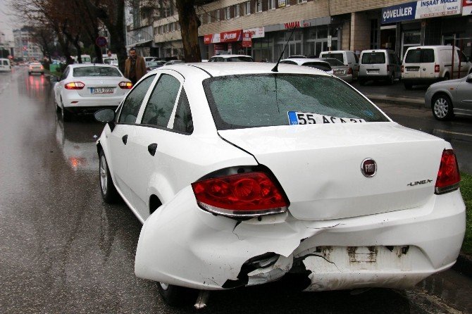 Samsun’da Zincirleme Kaza: 1 Yaralı