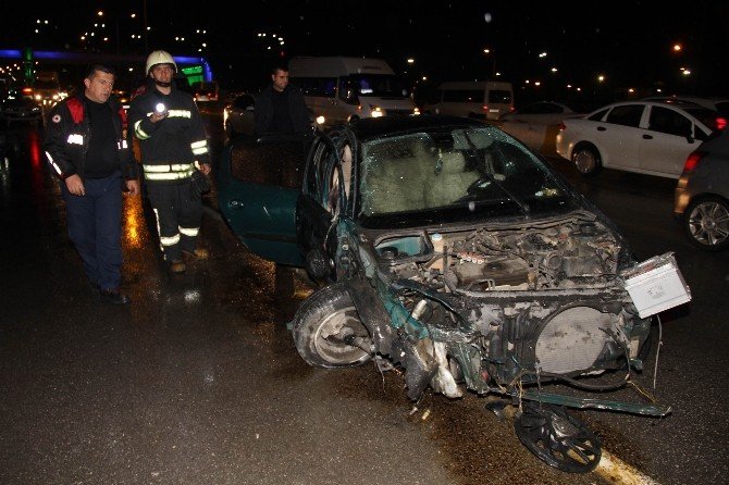 Samsun’da Trafik Kazası: 2 Yaralı