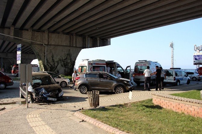 Samsun’da Trafik Kazası: 4 Yaralı