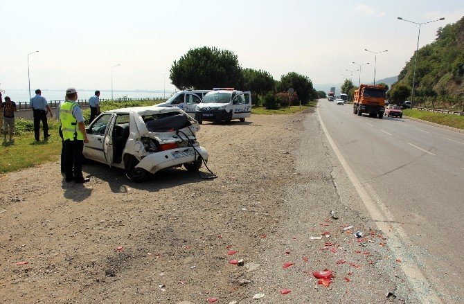 Samsun’da Trafik Kazası: 3 Yaralı
