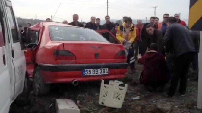 Samsun’da Trafik Kazası: 7 Yaralı