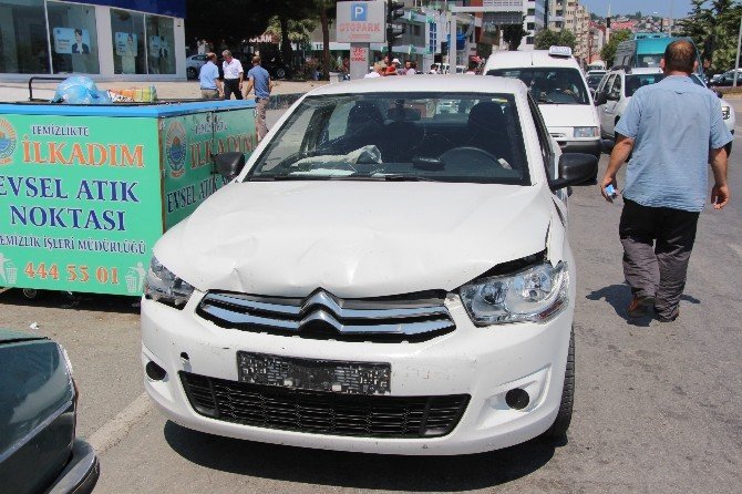 Samsun’da Trafik Kazası: 1 Yaralı