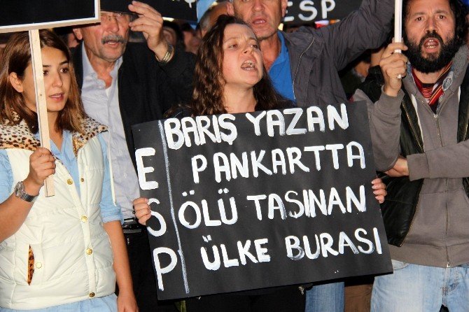 Samsun’da Bombalı Saldırıya Tepki Eylemi