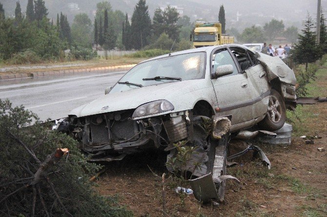 Samsun’da Trafik Kazası: 3 Yaralı