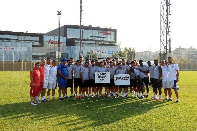 Samsunspor’dan Taha’ya Pankartlı Moral