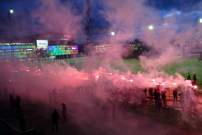 Taraftarlardan Samsunspor’a Destek Yürüyüşü