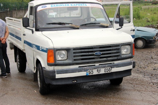 Çarşamba’da Trafik Kazası: 1 Yaralı