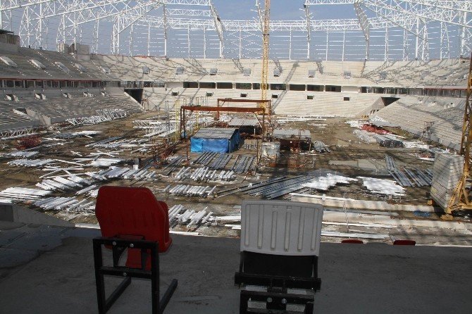 Samsun’un Yeni Stadının Yüzde 82’si Tamam