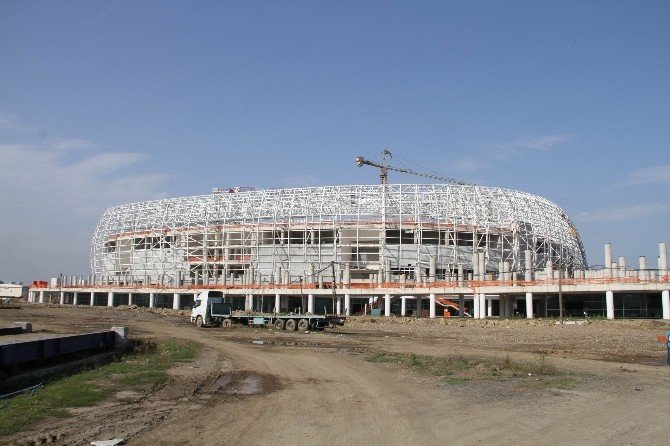 Samsun’un Yeni Stadının Yüzde 82’si Tamam
