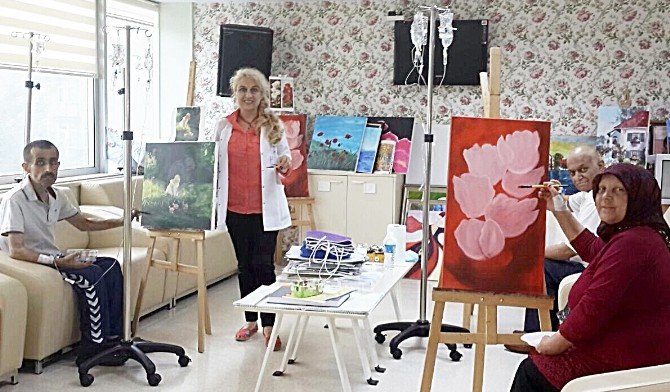 Kemoterapi Alan Hastalara Resimli Terapi