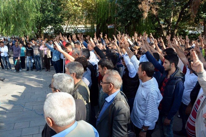Siverek’te Ankara’daki Patlamaya Tepki Eylemi