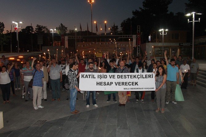 Bolu’da Suruç Patlaması Protesto Edildi