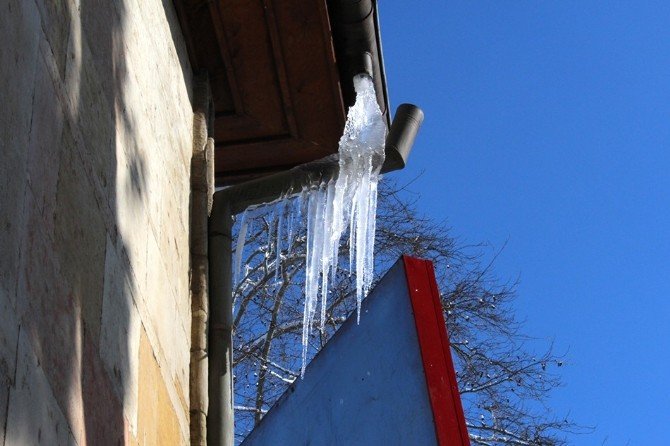 Ünye’de Buz Sarkıtları