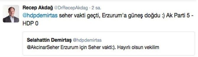 Recep Akdağ’dan Demirtaş’a Cevap
