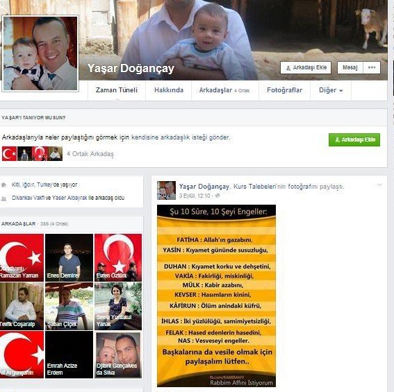 Şehit Polis Memurundan Dualı Paylaşım