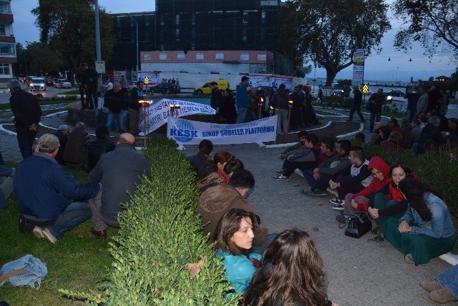 Sinop’ta Oturma Eylemi