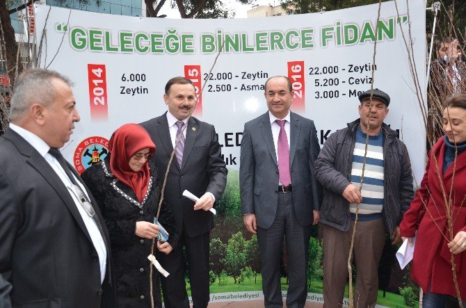 Soma Belediyesi Ve Ziraat Odası’ndan Doğaya Büyük Katkı