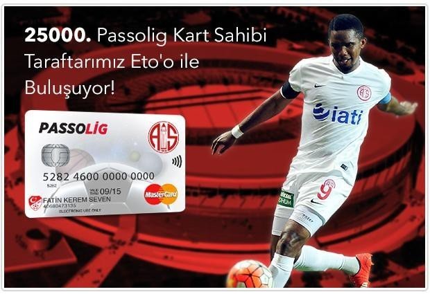 Antalyaspor’da 25 Bininci Passolig Sahibine Eto’o Müjdesi