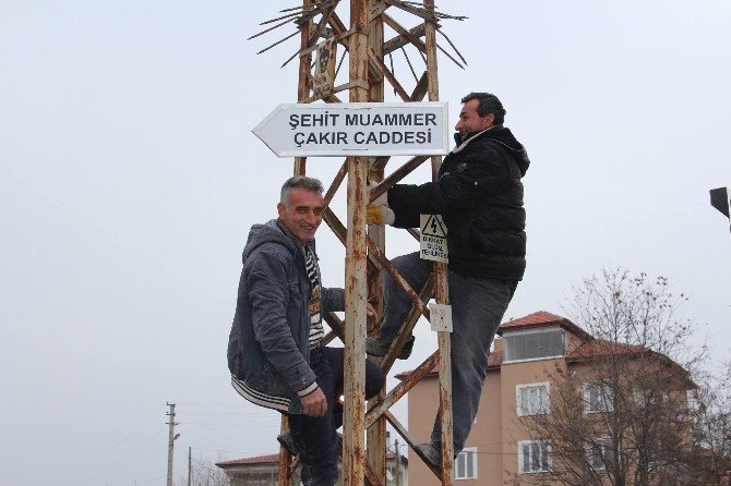 Sungurlu’da Cadde Ve Sokak Tabelaları Değiştiriliyor