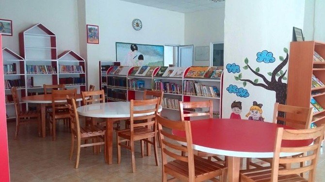 Kargı İlçe Halk Kütüphanesi Yenilendi