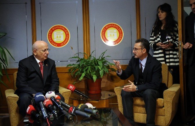 Tbmm Başkanı Kahraman’dan Gazetecilere Ziyaret