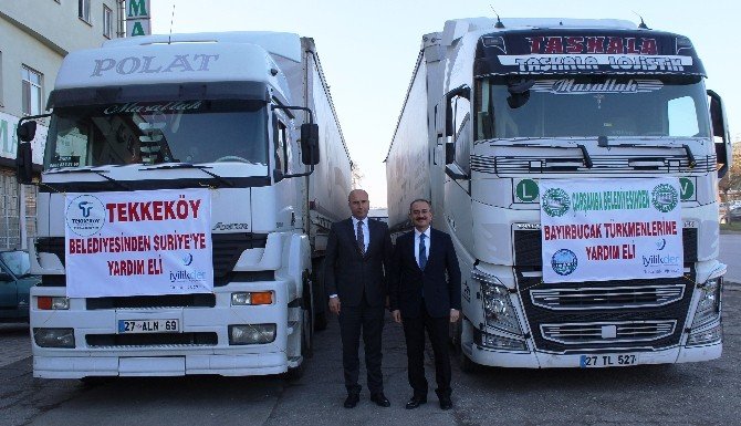 Tekkeköy’den Bayırbucak Türkmenlerine Yardım Eli
