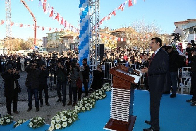Bakan Tüfenkci, Battalgazi Belediyesi Yeni Hizmet Binası’nın Temelini Attı