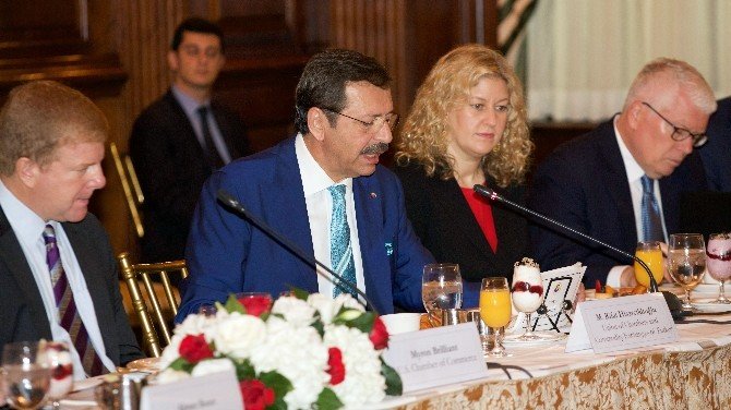Başbakan Davutoğlu Ve Hisarcıklıoğlu Abd’li Ceo’larla Buluştu