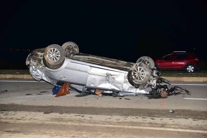 Erbaa’da Trafik Kazası: 3 Yaralı