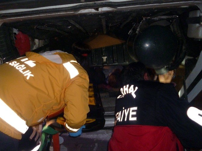 Turhal’da Trafik Kazası: 2 Yaralı