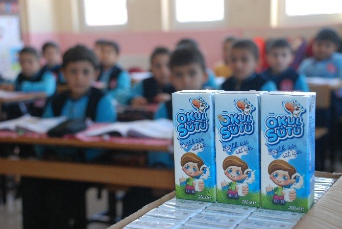 Tokat’ta Öğrencilere Okul Sütü