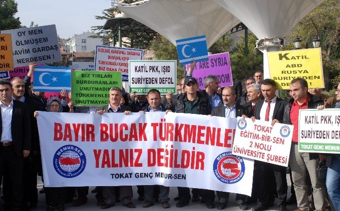 Tokat’ta Türkmen Bölgesine Yapılan Saldırılar Protesto Edildi
