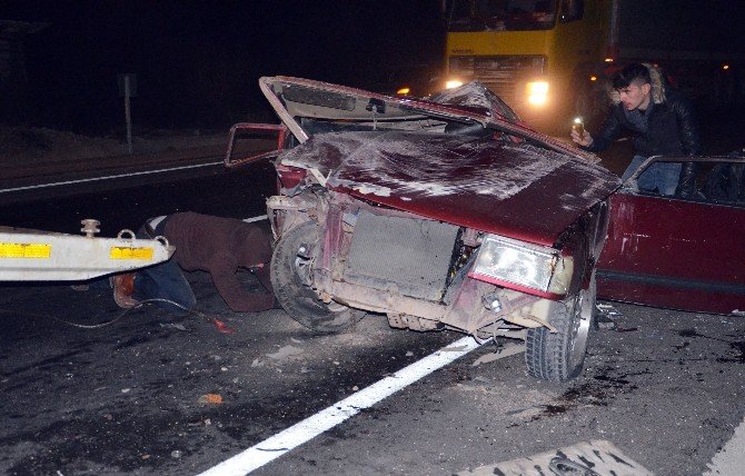 Tosya’da Trafik Kazası: 1 Yaralı