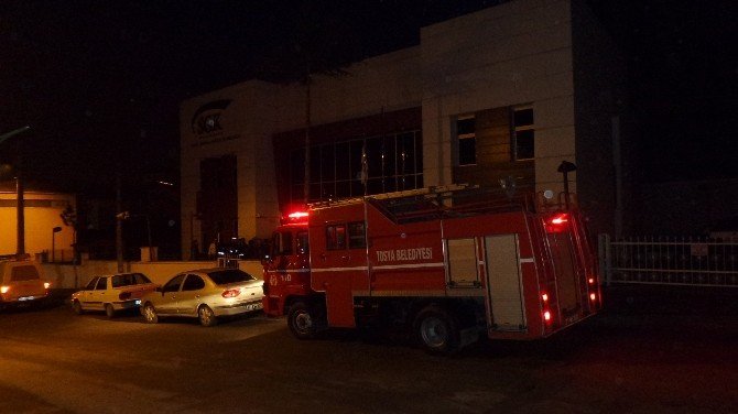 Tosya Sgk Binasında Yangın