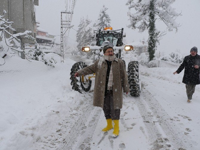 Trabzon’da Kar Yağışı