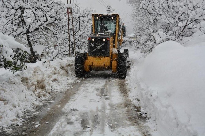 Trabzon’da Kar Yağışı Ulaşımı Olumsuz Etkiliyor