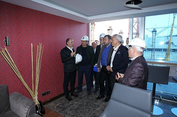 Trabzonspor Yönetimi Akyazı’da İncelemelerde Bulundu