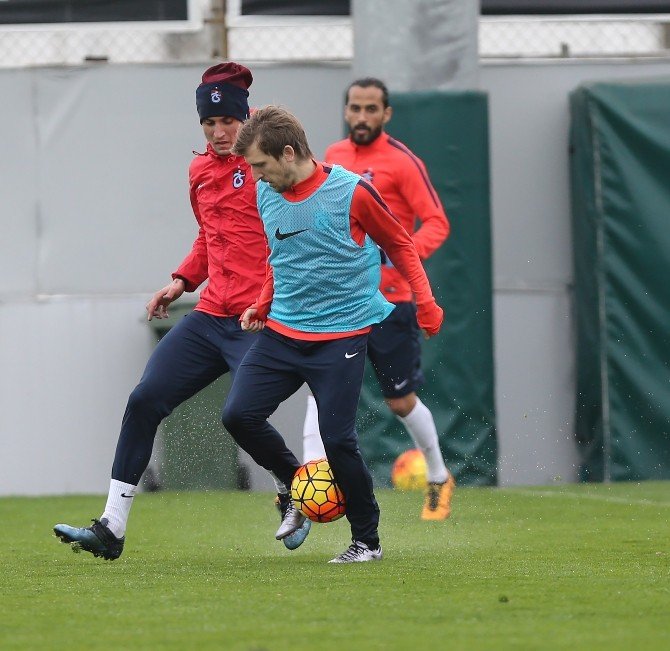 Trabzonspor, Galatasaray Maçı Hazırlıklarını Sürdürdü