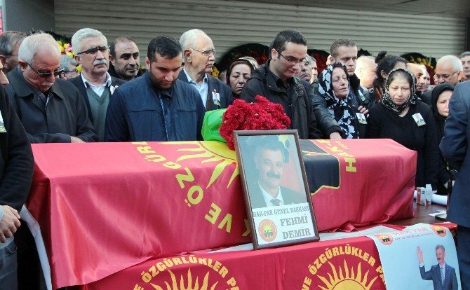 Hak-par Genel Başkanı Fehmi Demir İçin Cenaze Töreni Düzenlendi