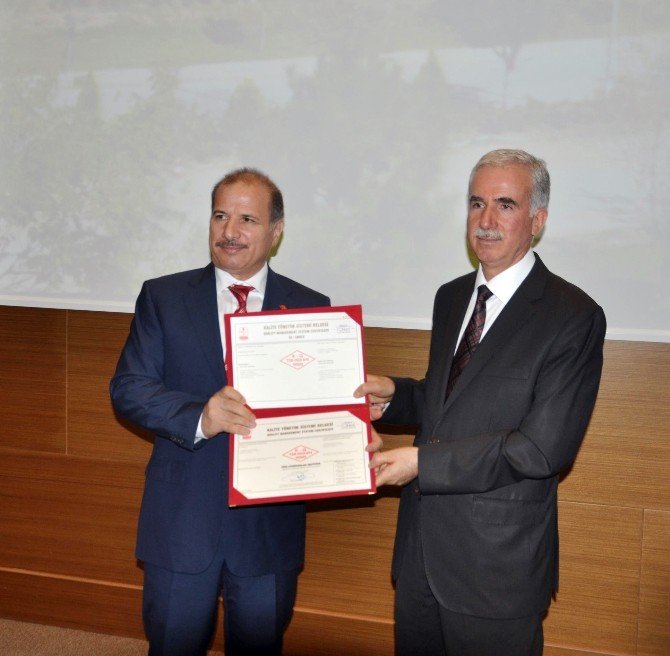 Kırıkkale Üniversitesi, Tse’den Kalite Yönetim Sistem Belgesi Aldı