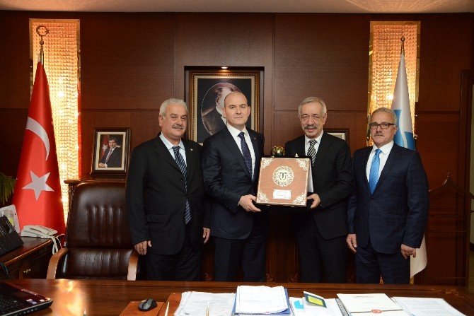 Trabzon Ticaret Borsası Heyeti’nden Bakan Soylu’ya Ziyaret